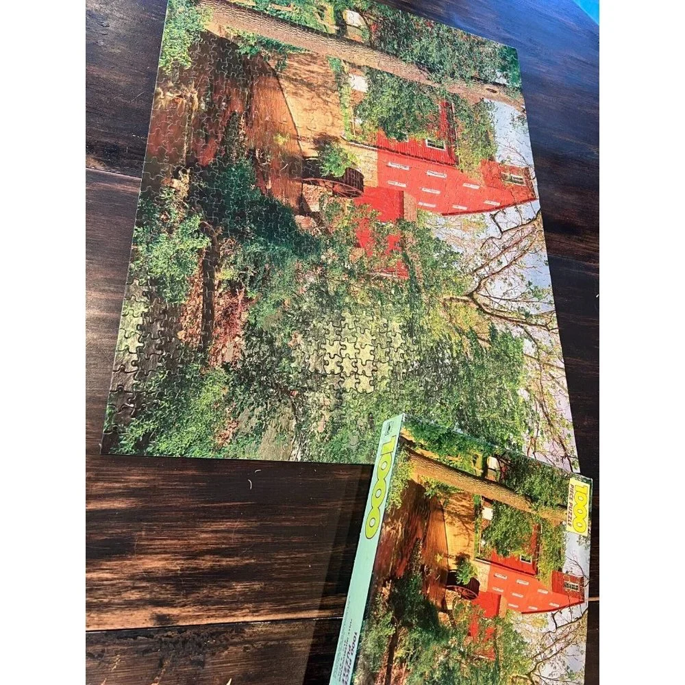 The Red Mill 1000 Piece Jigsaw‎ Puzzle Golden Vintage USA 4777-48 Interlocking